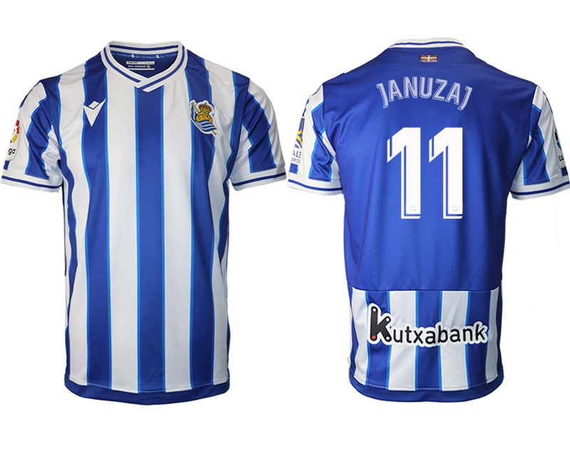 Men 2021 Real Sociedad home aaa version 11 soccer jerseys